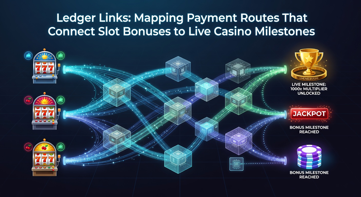 Illustration of connected payment ledgers between online slots and live casino tables