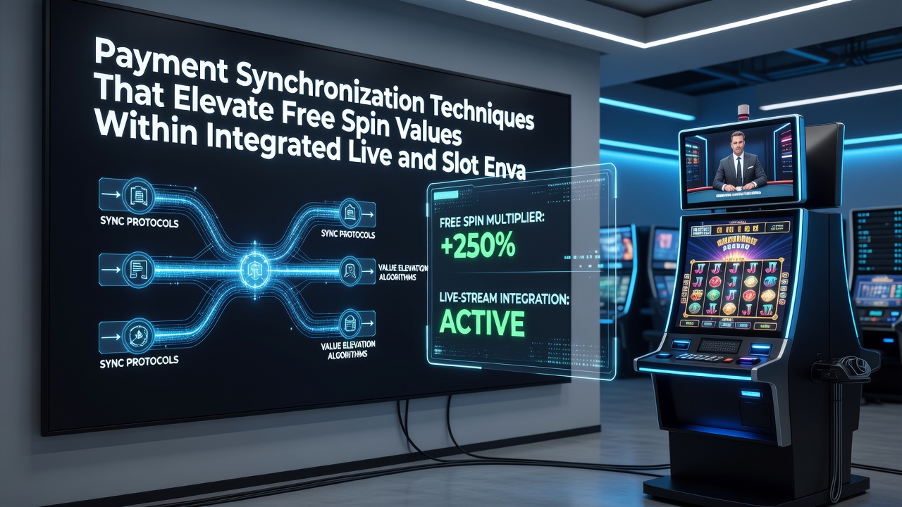 Close-up of synchronized payment flow between live casino table and slot machine reward meter