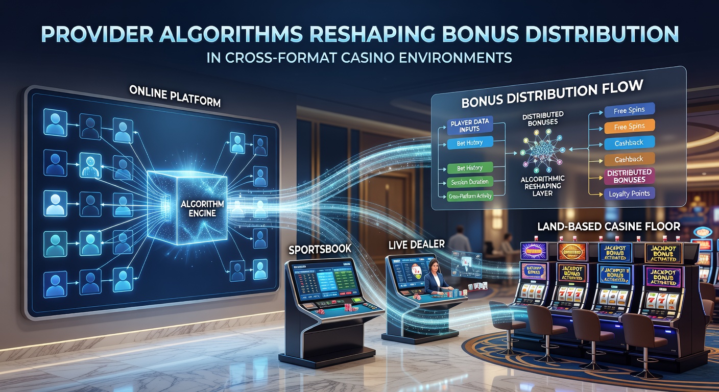 Diagram showing algorithmic pathways connecting bonuses between different casino formats