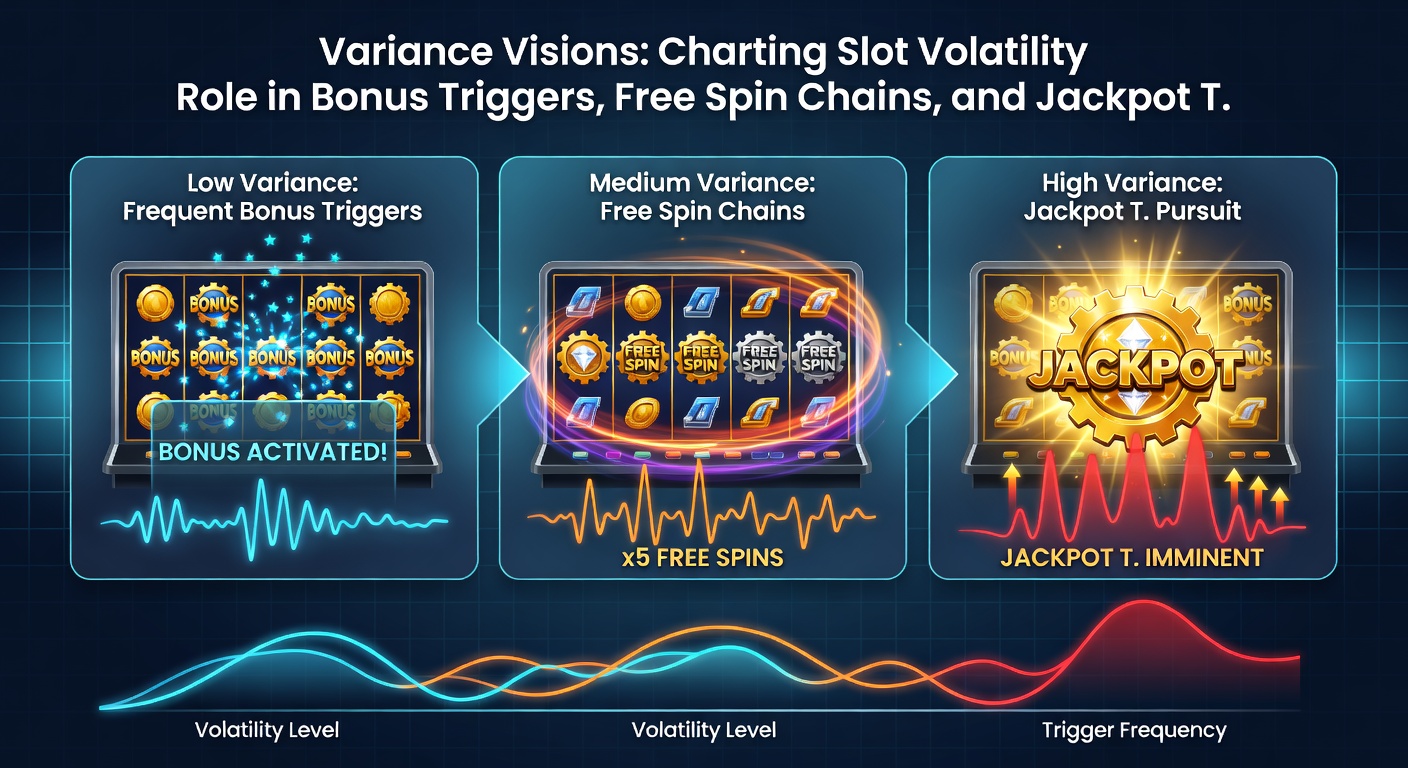 Dynamic screenshot of a high variance slot activating a free spin chain with escalating multipliers and jackpot trail progress